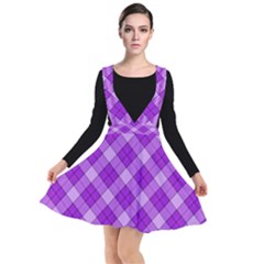 Plunge Pinafore Dress 