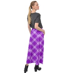 Velour Split Maxi Skirt 