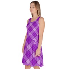 Knee Length Skater Dress With Pockets 