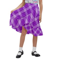 Kids  Ruffle Flared Wrap Midi Skirt 