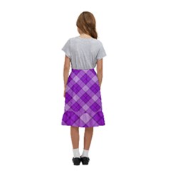 Kids  Ruffle Flared Wrap Midi Skirt 