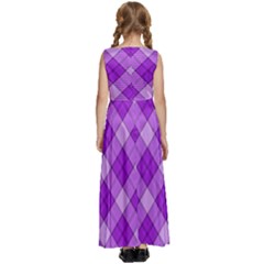 Kids  Satin Sleeveless Maxi Dress 