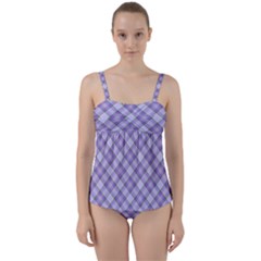 Twist Front Tankini Set 