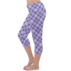 Lightweight Velour Capri Yoga Leggings 