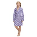 Kids  Long Sleeve Velvet Lounge Robe 