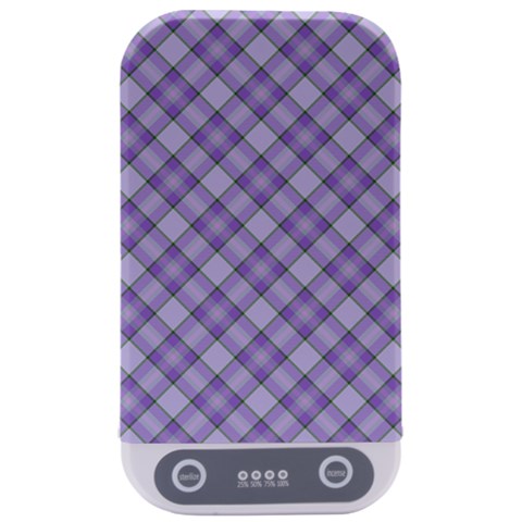 Purple Plaid Tartan 2 Diagonal Sterilizers from ArtsNow.com