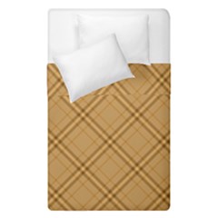 Autumn Fall Plaid Tartan 1 Diagonal Duvet Cover Double Side (Single Size) from ArtsNow.com