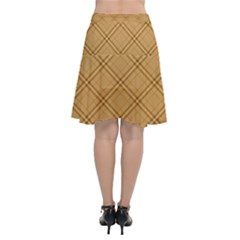 Chiffon Wrap Front Skirt 