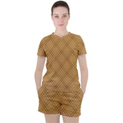 Women s Mesh T-Shirt and Shorts Set 