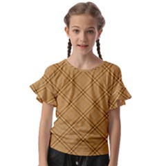 Kids  Cut Out Flutter Sleeves 