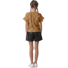 Kids  Cut Out Flutter Sleeves 