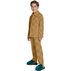 Kids  Long Sleeve Velvet Pajamas Set 