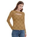 Women s Cut Out Long Sleeve T-Shirt 