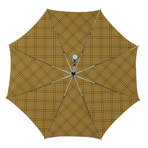 Autumn Fall Plaid Tartan 1 Diagonal Automatic Folding Umbrella with Case (Medium) from ArtsNow.com