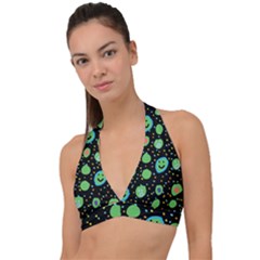 Halter Plunge Bikini Top 