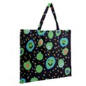 Zipper Large Tote Bag 