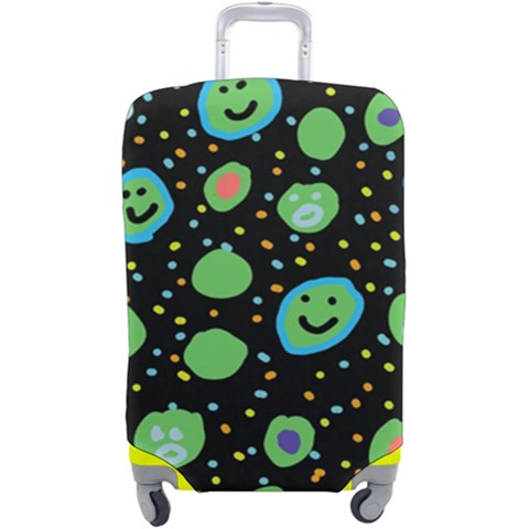 Doodle Dot Drawing Luggage Cover (Large) from ArtsNow.com