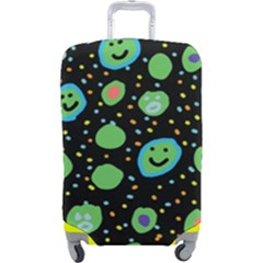 Doodle Dot Drawing Luggage Cover (Large) from ArtsNow.com