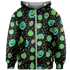 Kids  Zipper Hoodie Without Drawstring 