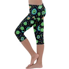 Kids  Lightweight Velour Capri Leggings  