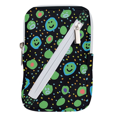 Doodle Dot Drawing Belt Pouch Bag (Small) from ArtsNow.com