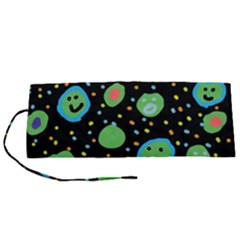 Doodle Dot Drawing Roll Up Canvas Pencil Holder (S) from ArtsNow.com