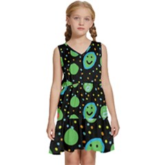 Kids  Sleeveless Tiered Mini Dress 