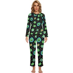 Womens  Long Sleeve Lightweight Pajamas Set 