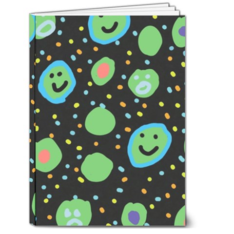 Doodle Dot Drawing 5  x 7  Hardcover Notebook from ArtsNow.com