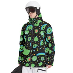 Men s Multi Pockets Zip Ski and Snowboard Waterproof Breathable Jacket 