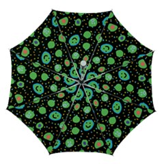 Doodle Dot Drawing Automatic Folding Umbrella with Case (Medium) from ArtsNow.com