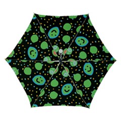 Doodle Dot Drawing Automatic Folding Umbrella with Case (Small) from ArtsNow.com