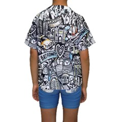 Kids  Short Sleeve Swimwear 