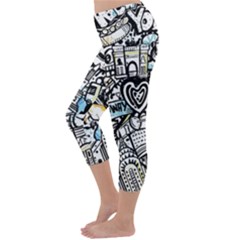 Capri Winter Leggings  Back