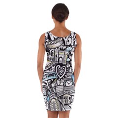 Wrap Front Bodycon Dress 