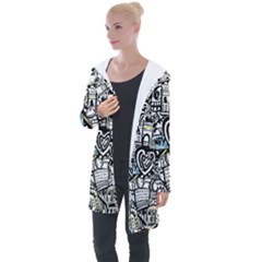 Longline Hooded Cardigan 