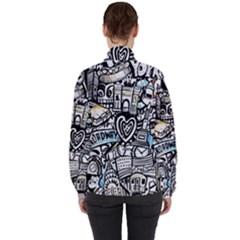 Women s High Neck Windbreaker 