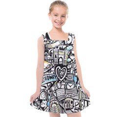 Kids  Cross Back Dress 