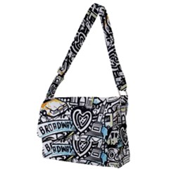 Full Print Messenger Bag (L) 