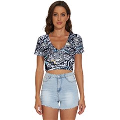 V-Neck Crop Top 