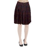 Pattern Ha Ha Ha  Abstract Black Dark Doodle Hahaha Pattern Physco Pleated Skirt