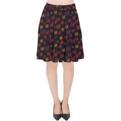 Velvet High Waist Skirt 