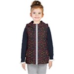 Pattern Ha Ha Ha  Abstract Black Dark Doodle Hahaha Pattern Physco Kids  Hooded Puffer Vest