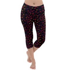 Lightweight Velour Capri Yoga Leggings 