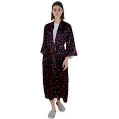 Maxi Satin Kimono 