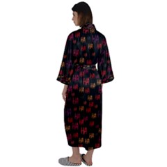 Maxi Satin Kimono 