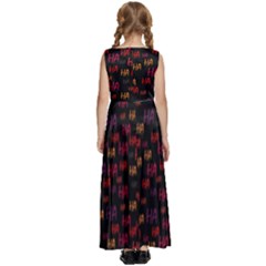 Kids  Satin Sleeveless Maxi Dress 