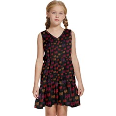 Kids  Sleeveless Tiered Mini Dress 