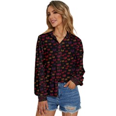 Women s Long Sleeve Button Up Shirt 