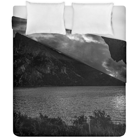 Nahuel huapi lake and andes range mountains landscape, bariloche, argentina Duvet Cover Double Side (California King Size) from ArtsNow.com